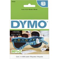DYMO Authentic LW 2-Up Price Tag Labels | 10mm x 19mm | Labels for Lab