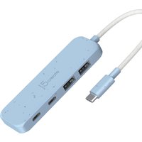 j5create Eco-Friendly USB-C to 4-Port Type-C & Type-A Gen 2 Hub