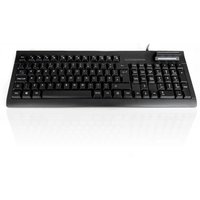 Accuratus 108S keyboard Universal USB QWERTY UK English Black