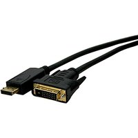 Cablenet 2m DisplayPort Male 1.2 - DVI-D Male 1080p Uni-D Black Cable
