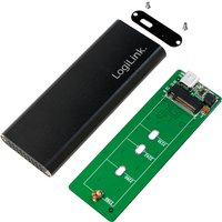 LogiLink UA0314 storage drive enclosure SSD enclosure Black M.2