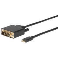 Microconnect USB3.1CDVI18B video cable adapter 1.8 m USB Type-C DVI-D