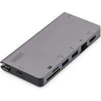 Digitus USB Type-C™ Multiport Travel Dock. 8 Port