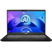 MSI Modern 15 H AI C1MG-003UK Intel Core Ultra 5 125H Laptop 39.6 cm (15.6") Full HD 16 GB DDR5-SDRAM 512 GB SSD Wi-Fi 6E (802.11ax) Windows 11 Home Black