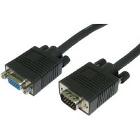 Cables Direct 10m SVGA VGA cable VGA (D-Sub) Black