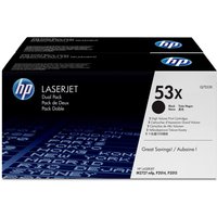 HP Q7553XD/53XD Toner cartridge black twin pack. 2x7K pages ISO/IEC 19