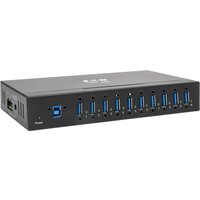 Tripp Lite U360-010-IND 10-Port Industrial-Grade USB 3.x (5Gbps) Hub -