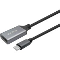 Vivolink PROUSBCHDMIMF2 cable gender changer USB C HDMI Black