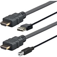 Vivolink PROHDMIUSBAB4AMP video cable adapter 4 m Black