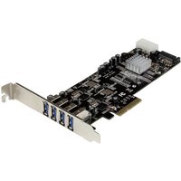 StarTech.com 4 Port PCI Express PCIe SuperSpeed (5Gbps) USB 3.0 Card A
