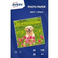 Avery Matt A4 Photo Paper 170gsm 20 Sheets