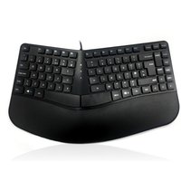 Accuratus KYB-CONTOUR-UBK keyboard Universal USB QWERTY UK English Bla