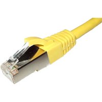 Cablenet 5m Cat6 RJ45 Yellow F/UTP LSOH 26AWG Snagless Booted Patch Le