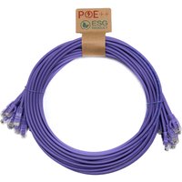 Cablenet 2m Cat6 RJ45 Violet U/UTP LSOH 24AWG Snagless Booted Patch Le