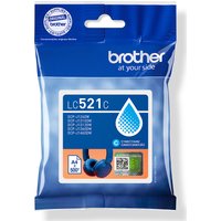 Brother LC-521C Ink cartridge cyan. 500 pages ISO/IEC 19752 for Brothe