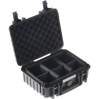 B&W 1000/B/RPD equipment case Briefcase/classic case Black