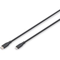 Digitus Lightning silicone connection cable. USB-C - Lightning. 2m. bl