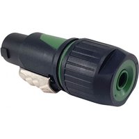 Equip 4-Pole speakON cable connector. Black