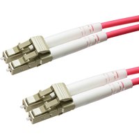 Cablenet 2m OM4 50/125 LC-LC Duplex Erika Violet LSOH Fibre Patch Lead