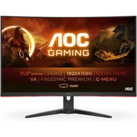 AOC G2 C32G2ZE/BK computer monitor 80 cm (31.5") 1920 x 1080 pixels Full HD LED Black Red
