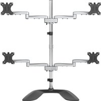 StarTech.com Desktop Quad Monitor Stand - Ergonomic VESA 4 Monitor Arm