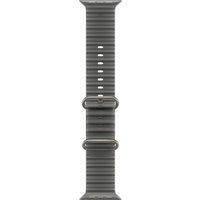 Apple 49mm Translucent Black Ocean Band - Natural Titanium Finish