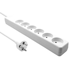 Microconnect MC-GRU0603DKW Power Extension 3 M 6 Ac Outlet(S) Indoor W