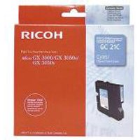 Ricoh 405533/GC-21C Gel cartridge cyan. 1K pages ISO/IEC 19752 for Ric