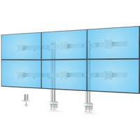 StarTech.com Six-Monitor Desk Mount with Crossbar. Up To 32-inch Compu