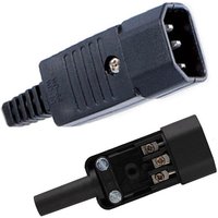 Kaiser 10 AMP C14 IEC 320 REWIREABLE PLUG CONNECTOR - KAISER