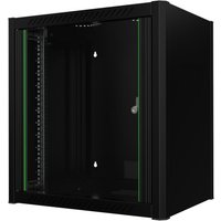 Lanview RWM12U45BL rack cabinet 12U Wall mounted rack Black