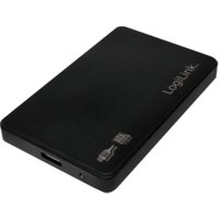 LogiLink UA0256 storage drive enclosure HDD enclosure Black 2.5"