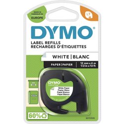 Dymo 91200/S0721510 Directlabel-Etikettes Black On White 12Mm X 4M For