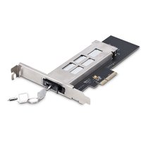 StarTech.com M.2 NVMe SSD to PCIe x4 Mobile Rack/Backplane with Remova