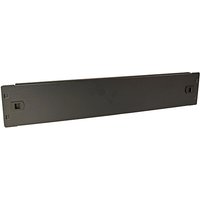 Cablenet 2u 19inch Toolless Blanking Panel Black