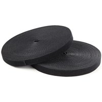 StarTech.com 100ft (30.5m) Hook and Loop Roll. Black. Cut-to-Size Reus