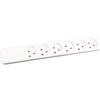Garbot Z66000108-PA01 power extension 6 AC outlet(s) Indoor White