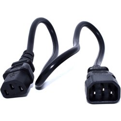 Zebra CS-RAC-IEC-CRD Power Cable Black 0.48 M C13 Coupler C14 Coupler Zebra CS-RAC-IEC-CRD Power Cable Black 0.48 M C13 Coupler C14 Coupler