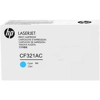 HP CF321AC/653A Toner cartridge cyan Contract. 16.5K pages ISO/IEC 197