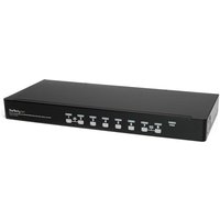StarTech.com 8 Port 1U Rackmount USB KVM Switch Kit with OSD and Cable