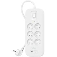 Belkin Connect White 6 AC outlet(s) 2 m