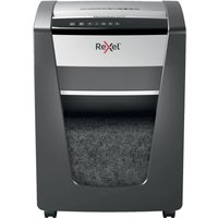 Rexel M515 paper shredder Micro-cut shredding 60 dB 23 cm Black. Silve