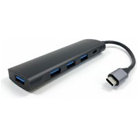 FDL USB TYPE C TO 4 PORT USB A 3.0 HUB + 1x USB-C WITH PD