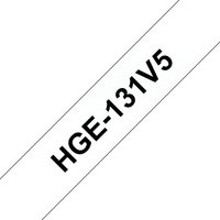 Brother HGE-131V5 DirectLabel black on Transparent Laminat 12mm x 8m P