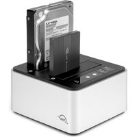 OWC Drive Dock USB 3.2 Gen 2 (3.1 Gen 1) Type-C Black. Silver