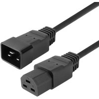 Microconnect PE170430 power cable Black 3 m C21 coupler C20 coupler