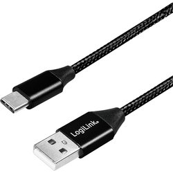 Logilink CU0139 Usb Cable Usb 2.0 0.3 M Usb A Usb C Black Logilink CU0139 Usb Cable Usb 2.0 0.3 M Usb A Usb C Black