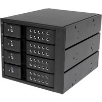 4 Bay Aluminum Trayless Hot Swap Mobile Rack Backplane fo