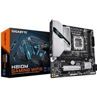 GIGABYTE H810M GAMING WIFI6 Motherboard - Intel Core Ultra (Series 2) CPUs, 4+1+2 Phases VRM, up to 6400MHz DDR5, 1xPCIe 4.0 M.2, 2.5GbE LAN, WIFI 6, USB 3.2 Gen 1
