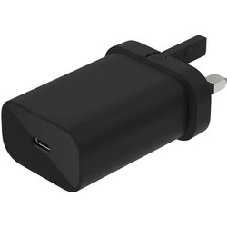Fdl 1 Port USB-C Pd Uk Mains Travel Charger 20W - Black
